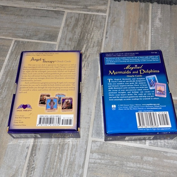 Doreen Virtue Angel Therapy Oracle & Magical Mermaids and Dolphins Card Sets - Picture 2 of 5